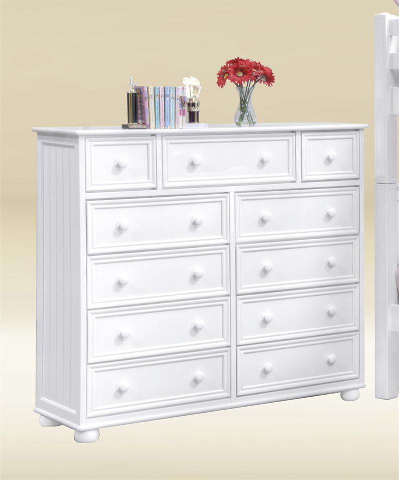 Montclair White 11-Drawer Chest Questions & Answers