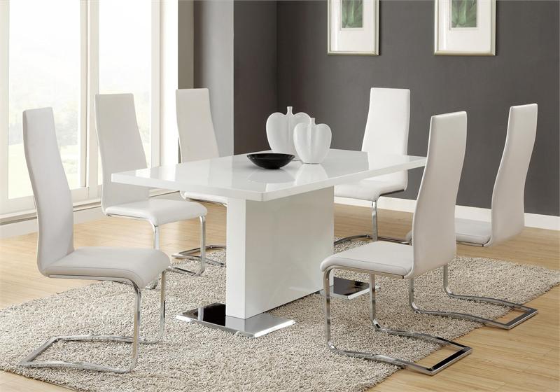 63" Inga Modern White Table w/ White Chairs Questions & Answers