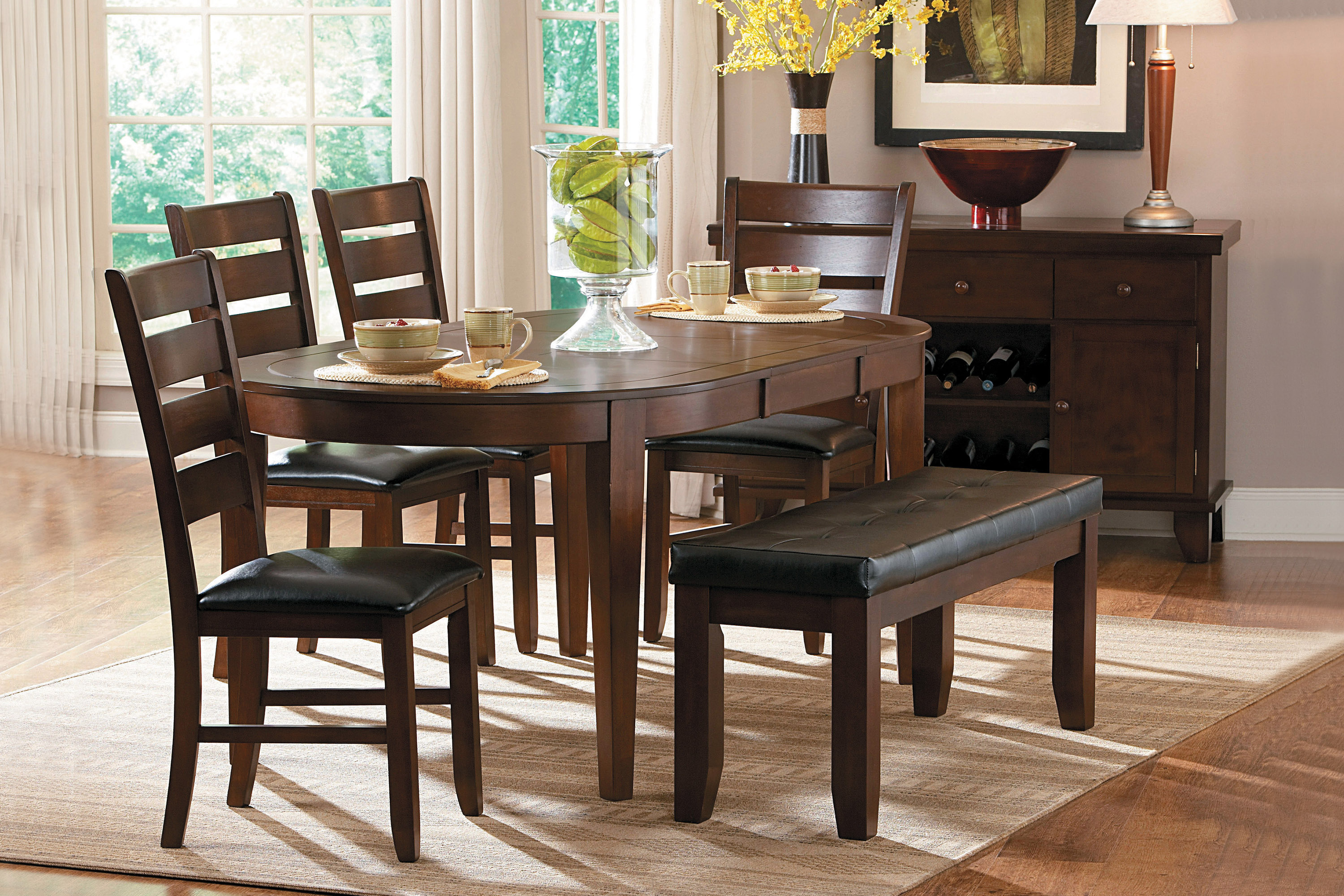 76" Amelia Casual Oval Table Set Questions & Answers