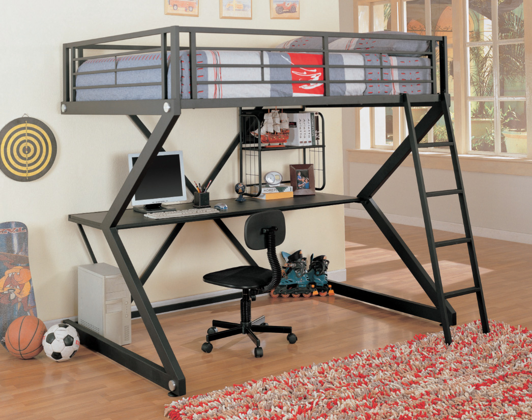 Full Black Metal Workstation Loft Questions & Answers