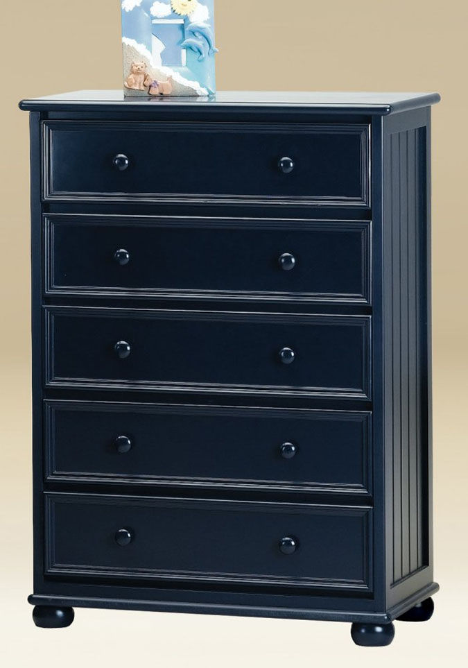 Dillon Navy Blue 5-Drawer Chest of Drawers Questions & Answers