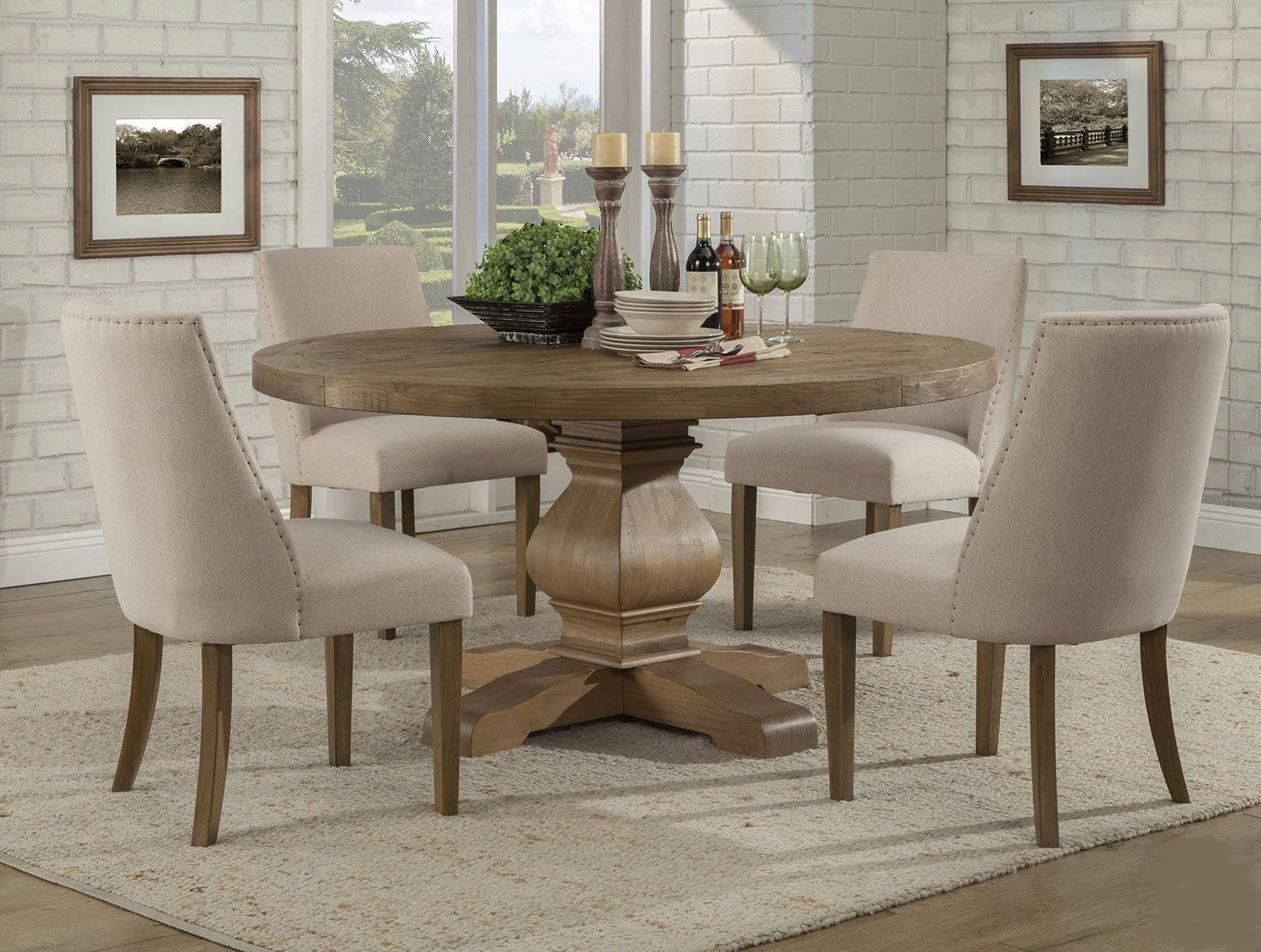 Richmond Round Dinner Table in Reclaimed Natural Questions & Answers